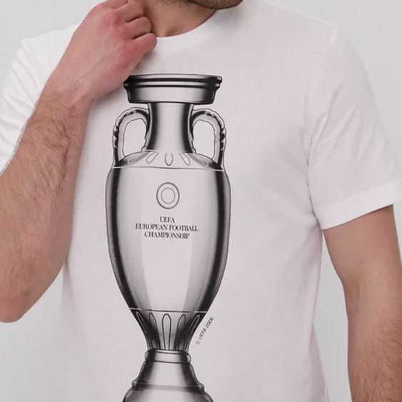 Tricou ADIDAS Originals UEFA Emblem, alb
