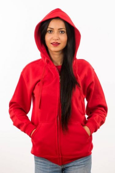 Hanorac cu gluga  si fermoar unisex